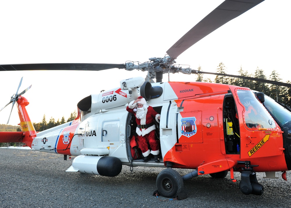 Santa visits Kodiak Island villages