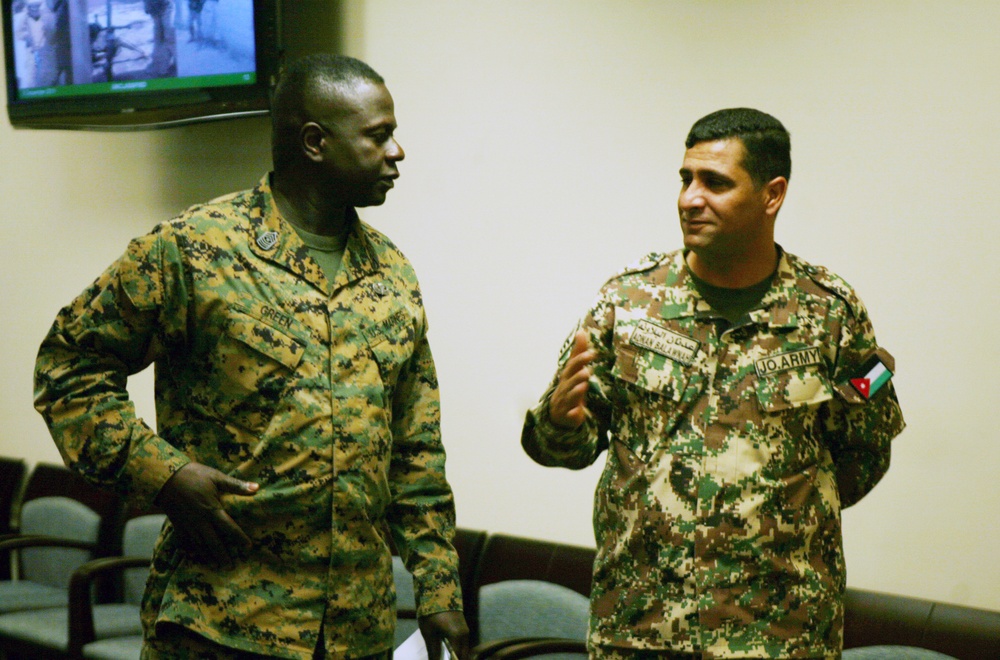 Jordan’s senior enlisted learn from Marine Corps counterparts