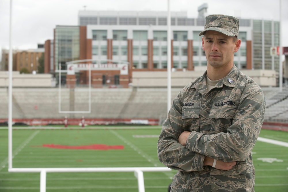 Former Fairchild airman serving in many ways: Student, cadet, Reservist, athlete