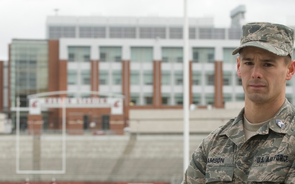 Former Fairchild airman serving in many ways: Student, cadet, Reservist, athlete