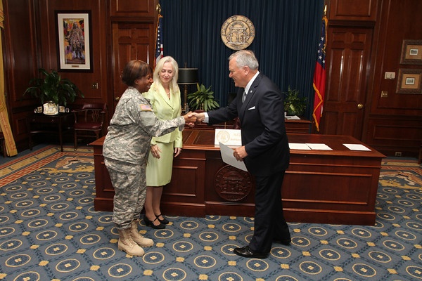 3rd MDSC soldier sworn in by Georgia governor