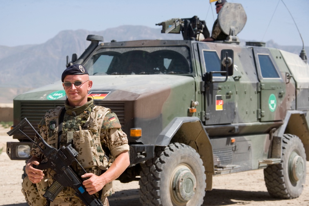 German troops conduct operations in Afghanistan