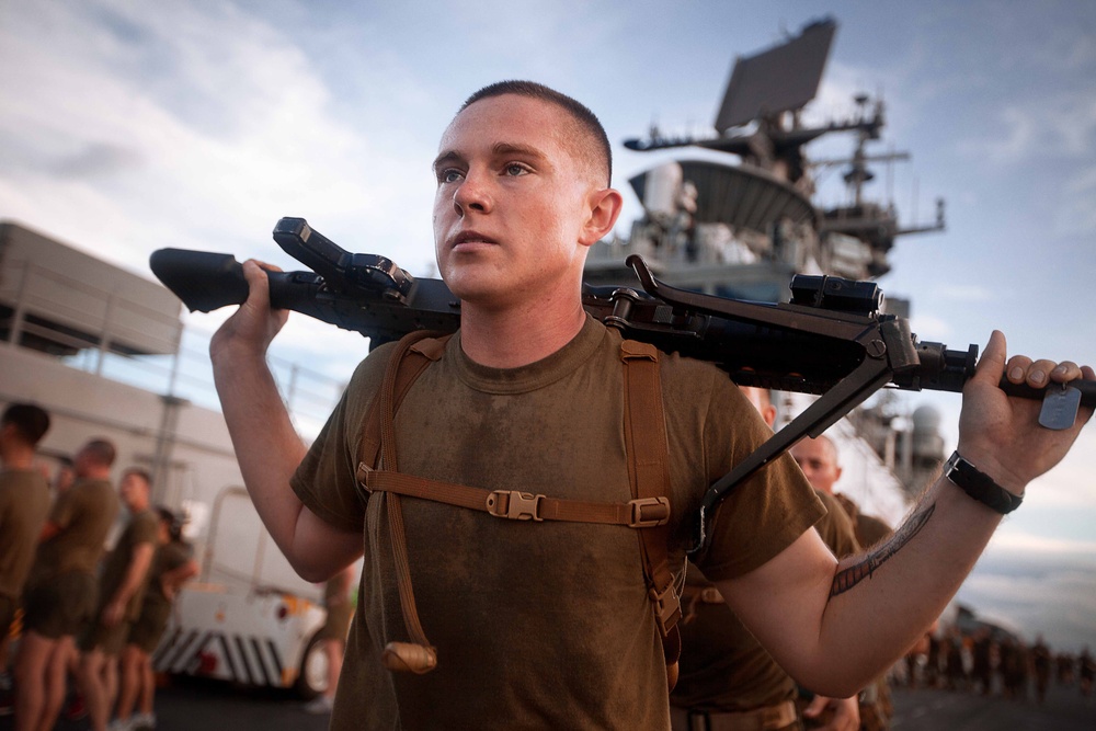 Eleventh Marine Expeditionary Unit in the Pacific Ocean