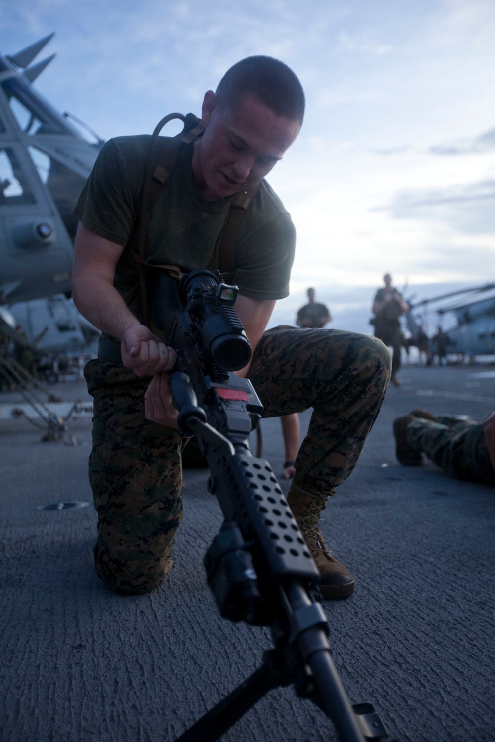 Eleventh Marine Expeditionary Unit in the Pacific Ocean