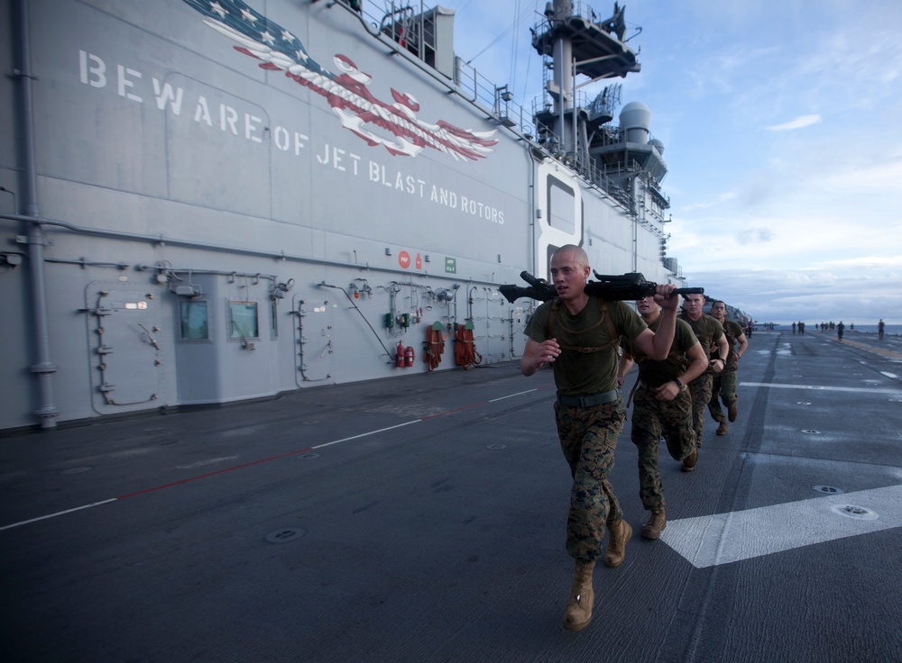 Eleventh Marine Expeditionary Unit in the Pacific Ocean