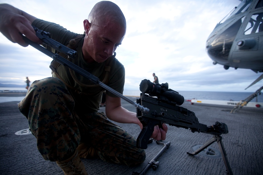 Eleventh Marine Expeditionary Unit in the Pacific Ocean
