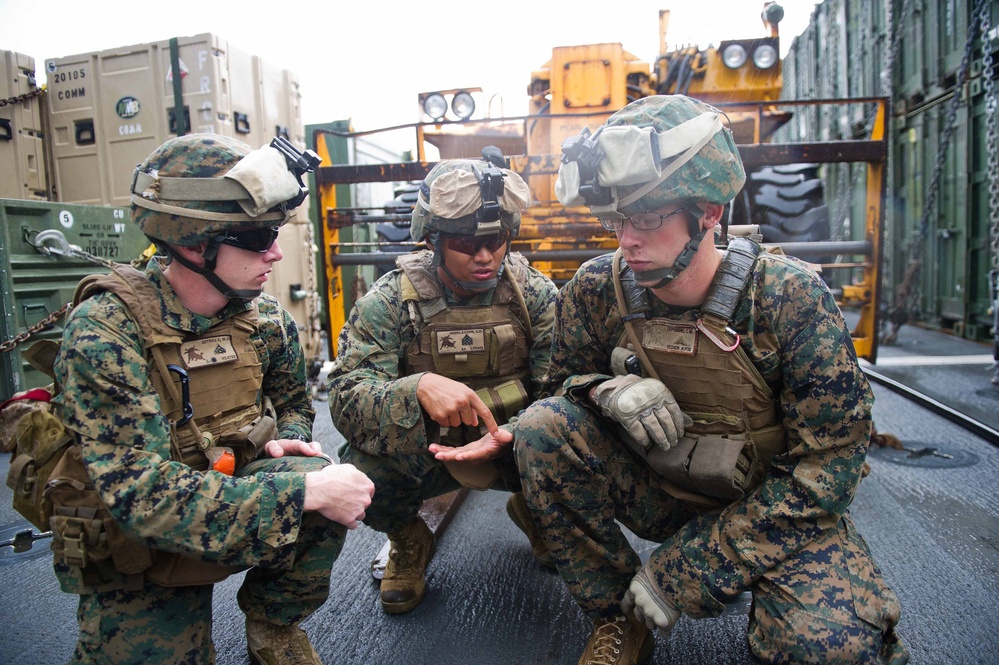 Operations aboard USS Pearl Harbor