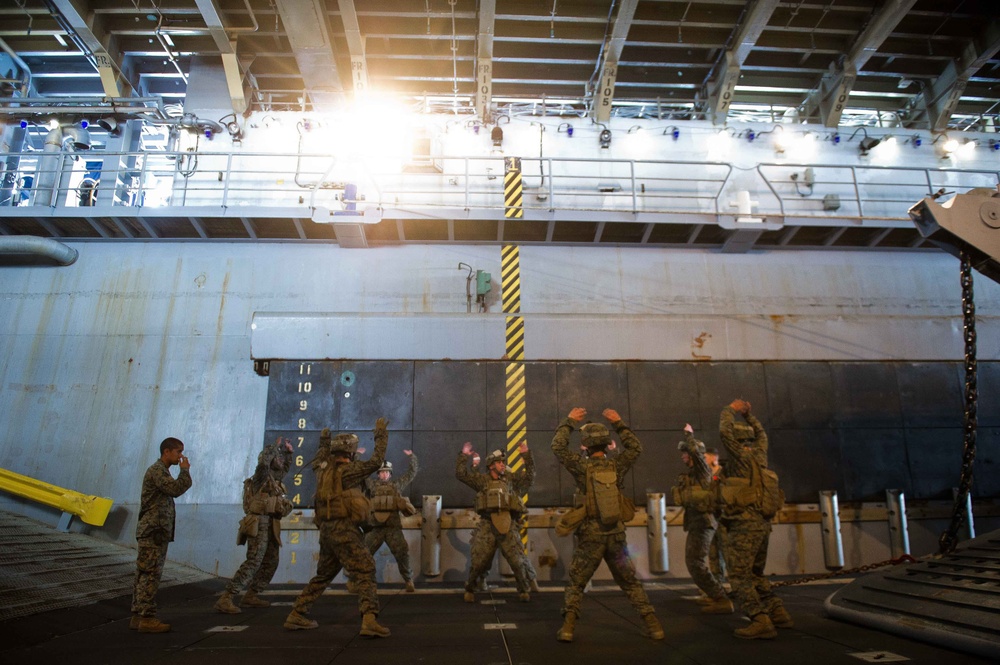 Operations aboard USS Pearl Harbor