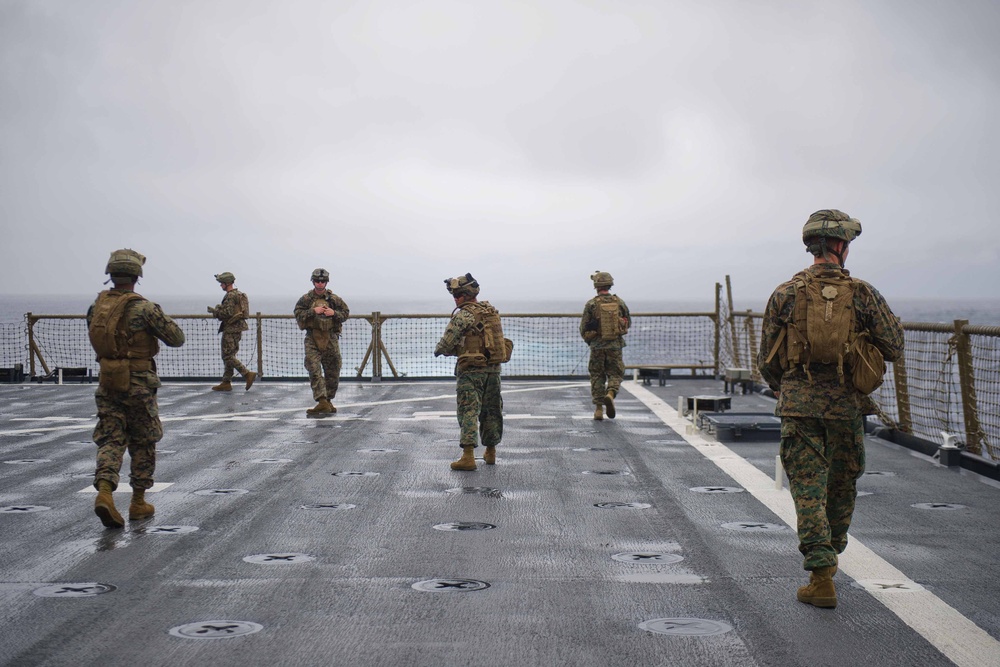 Operations aboard USS Pearl Harbor