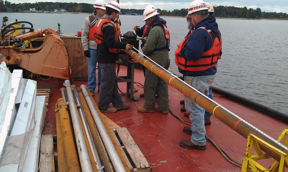 New York district personnel help Norfolk district pilot program with coring support