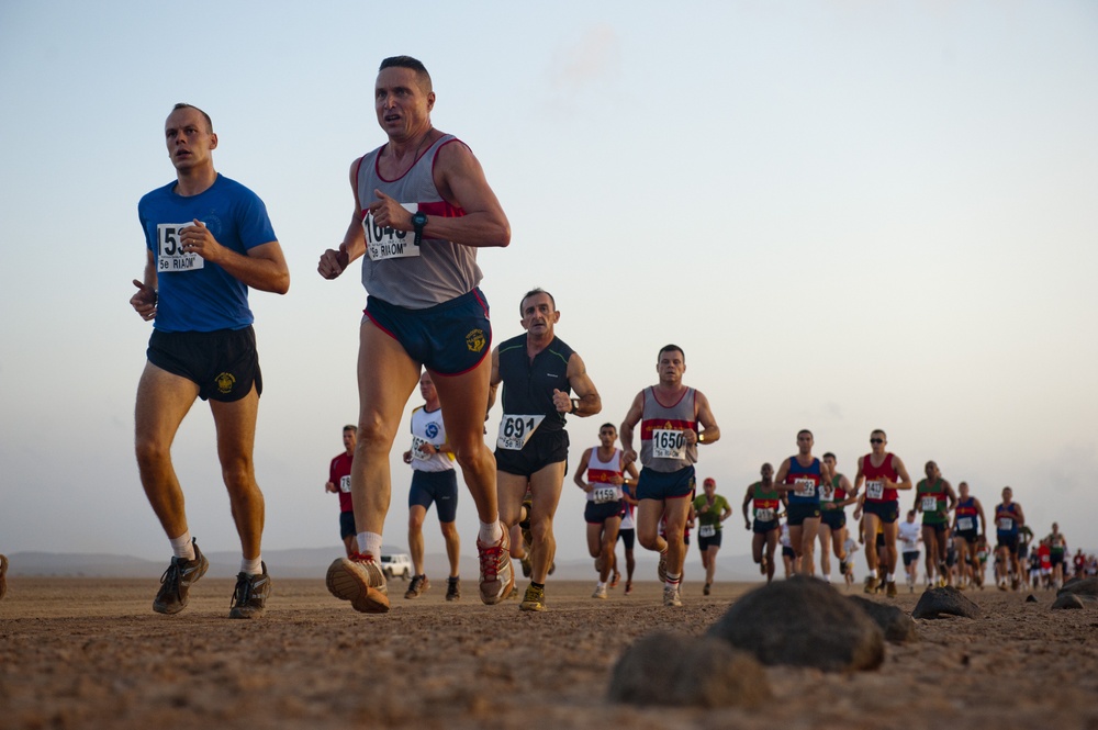 Multinational forces compete in Grand Bara 15K