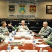 18th AF commander, command chief make official visit to Scott AFB