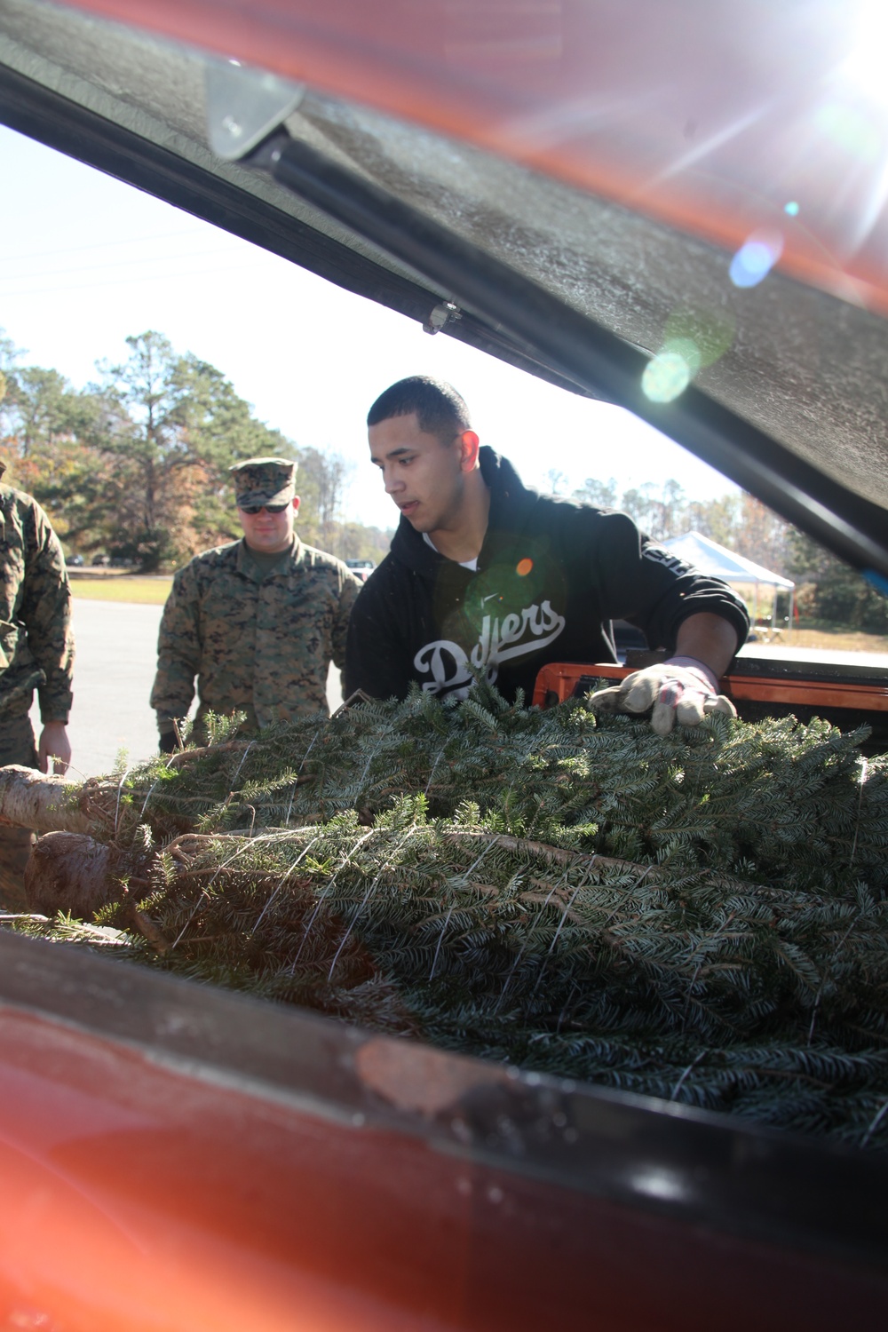 Trees for Troops: Yearly event brings free trees, holiday cheer to Cherry Point