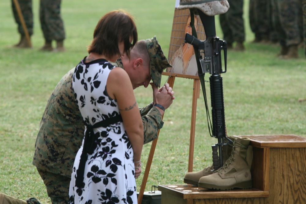 1st Battalion 3rd Marines memorial ceremony