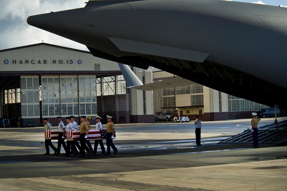 Joint POW/MIA Accounting Command hosts arrival ceremony