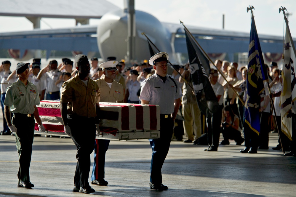 Joint POW/MIA Accounting Command hosts arrival ceremony