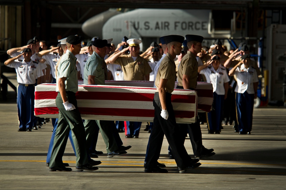 Joint POW/MIA Accounting Command hosts arrival ceremony