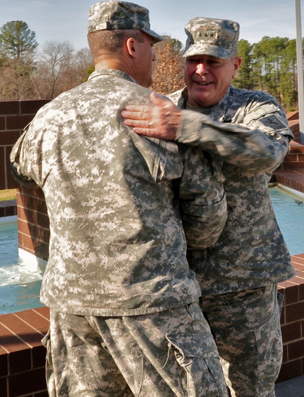 Lt. Gen. Willam E. Ingram is welcomed to the NC National Guard JFHQ