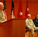 Lt. Gen. Ingram pays his respects to Col. Tom Harris