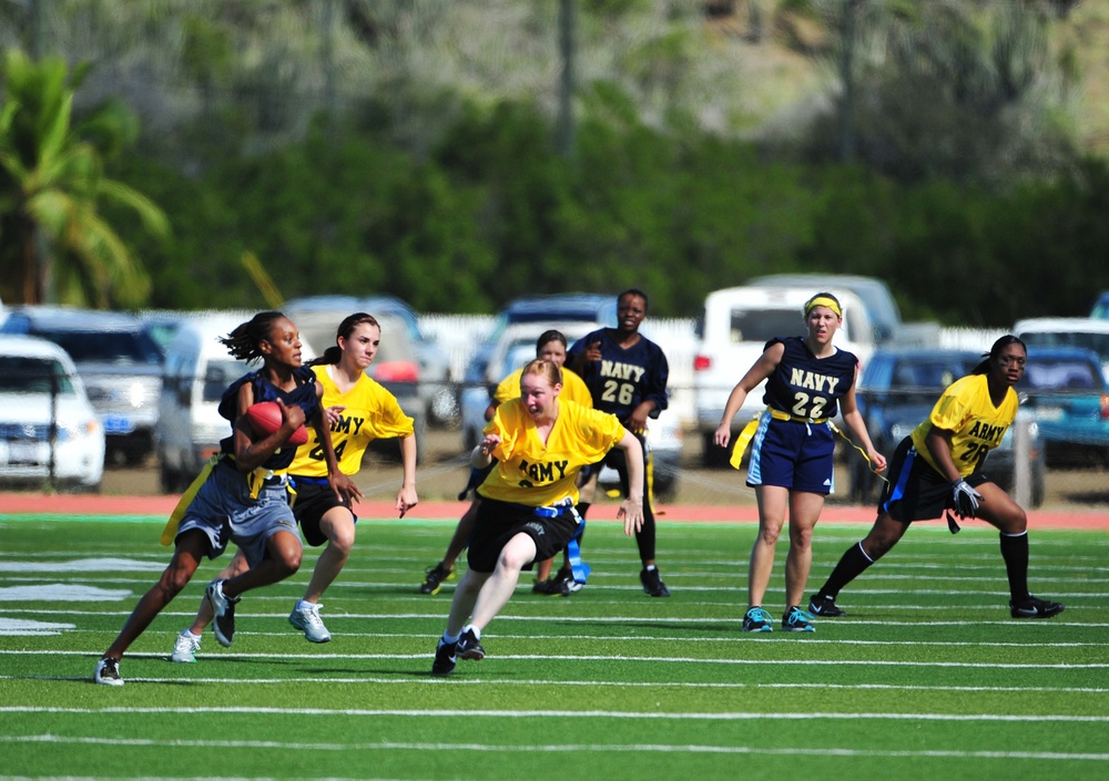 Army versus Navy games at Naval Station Guantanamo Bay