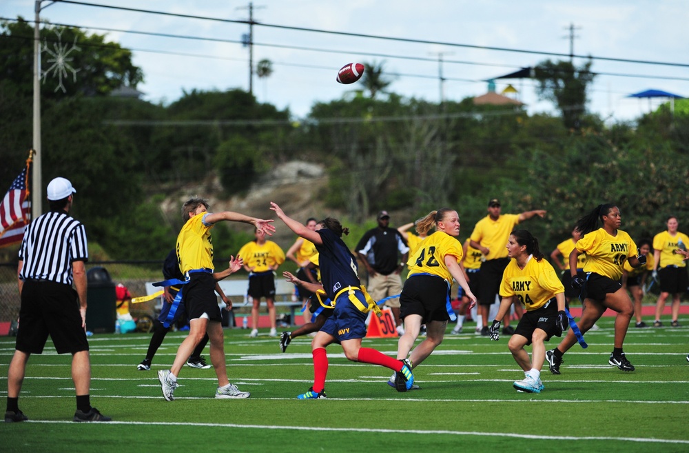Army versus Navy games at Naval Station Guantanamo Bay