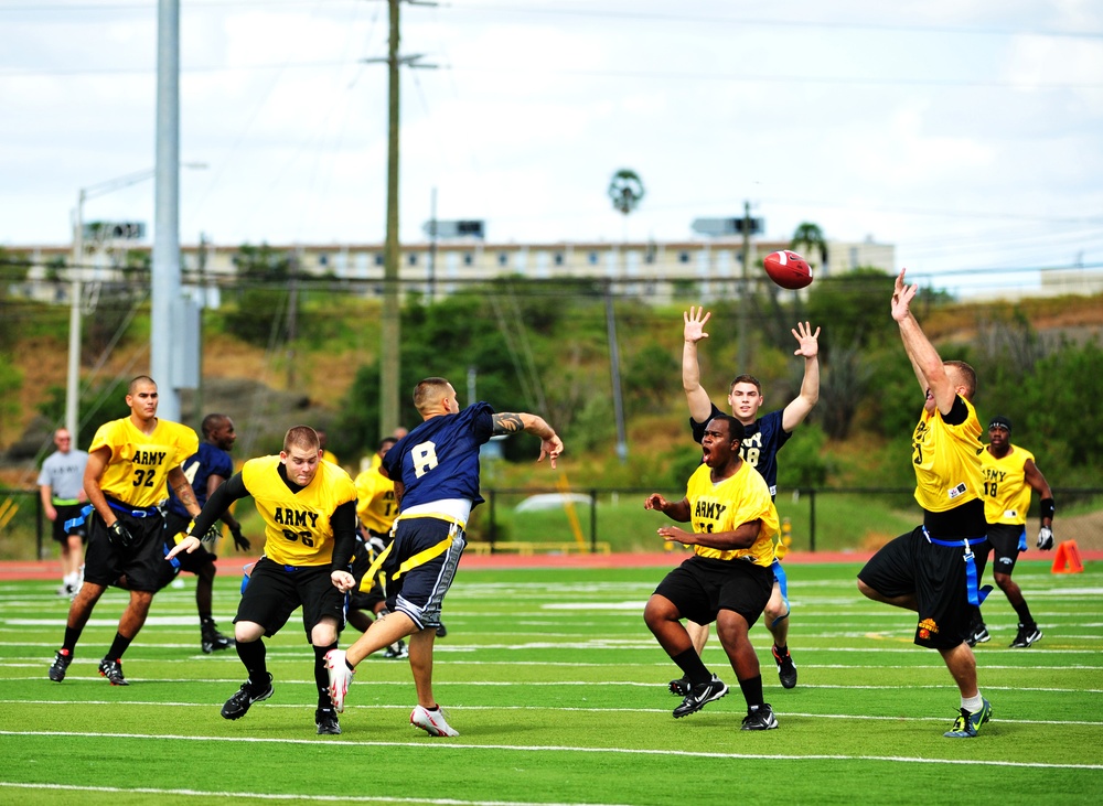 Army versus Navy games at Naval Station Guantanamo Bay
