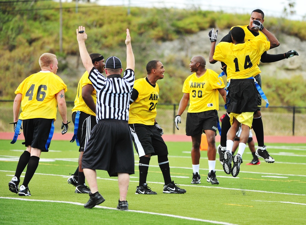 Army versus Navy games at Naval Station Guantanamo Bay