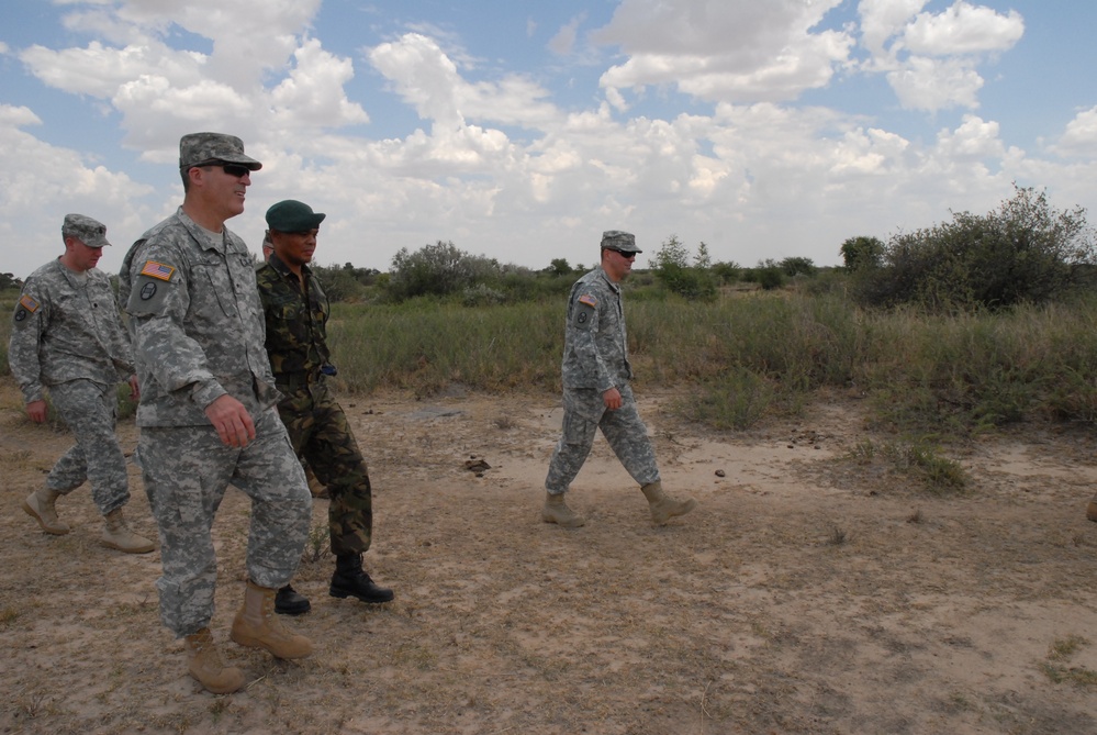 National Guard leaders visit Botswana