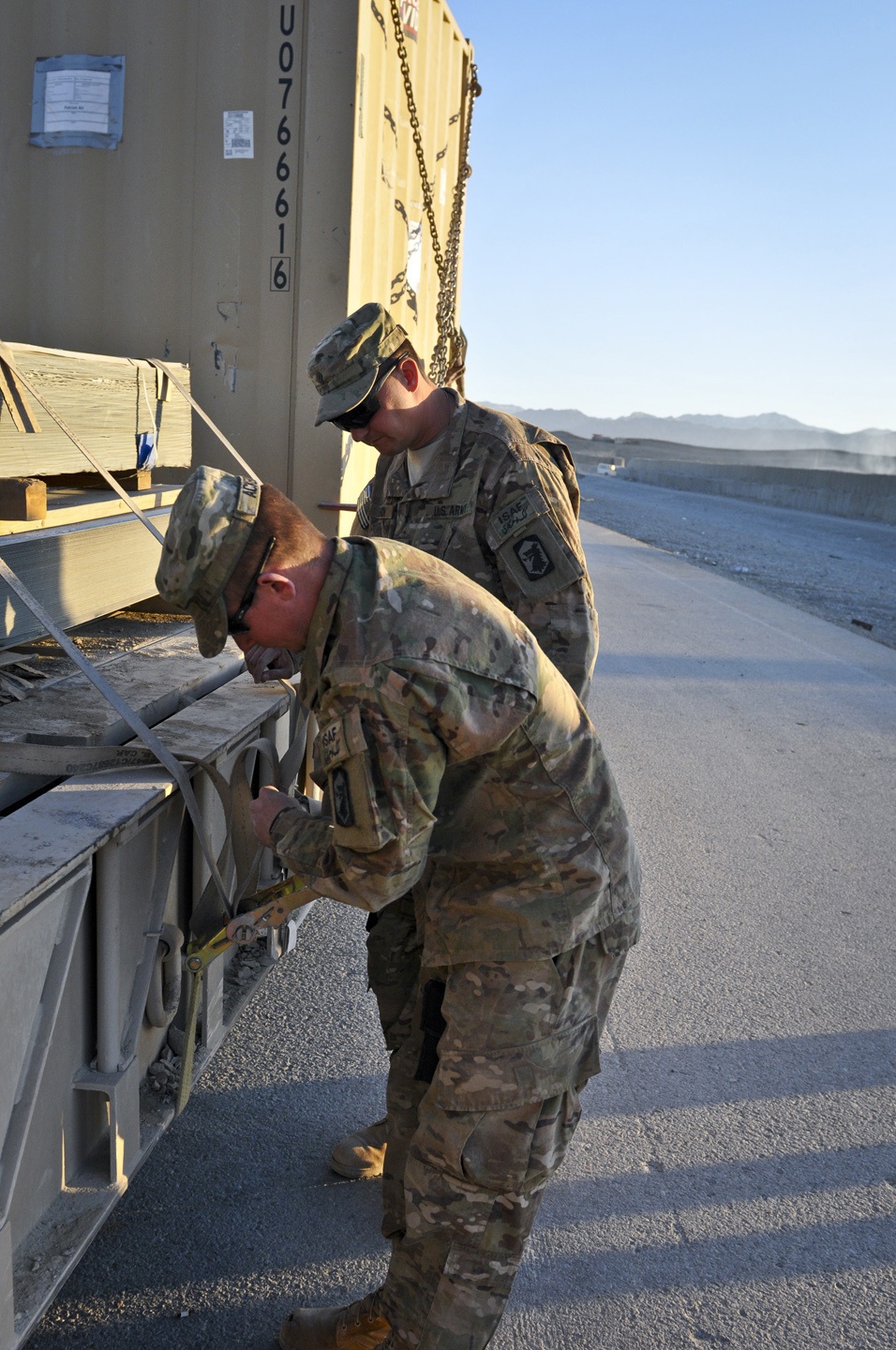 Bulldog Support soldiers set-up shop at Bagram