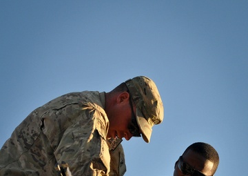 Bulldog Support soldiers set-up shop at Bagram