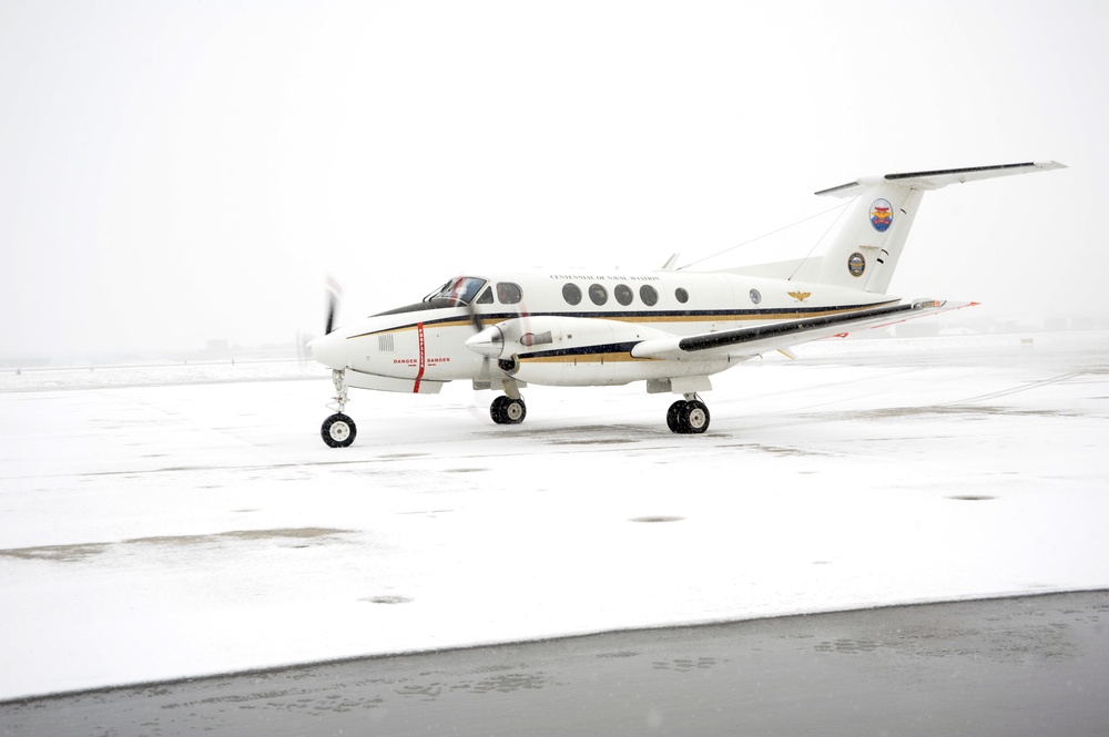 Flightline activity on board Naval Air Facility Misawa