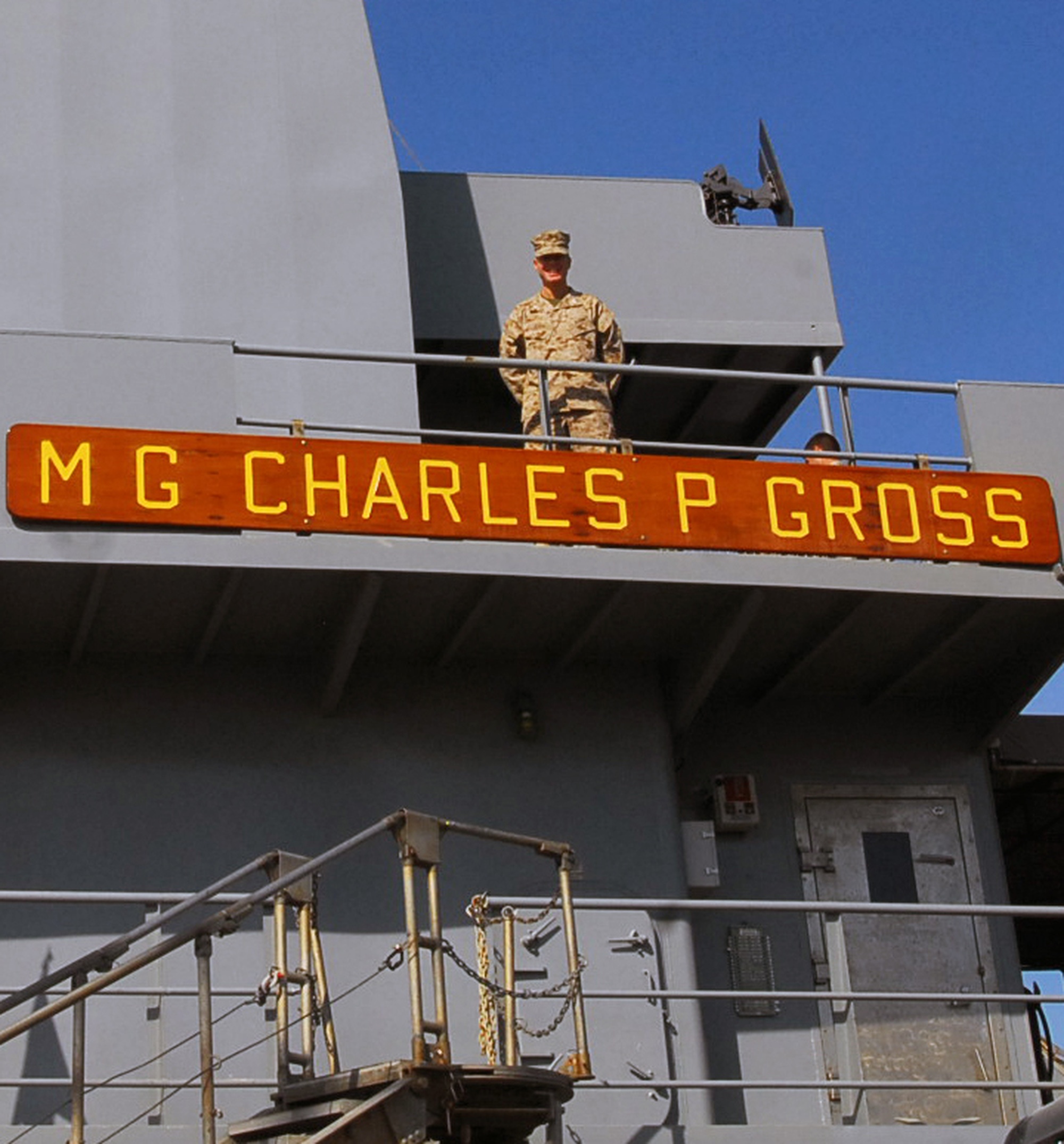 DVIDS - Images - Marine promoted on vessel named after great grandfather  [Image 2 of 2]