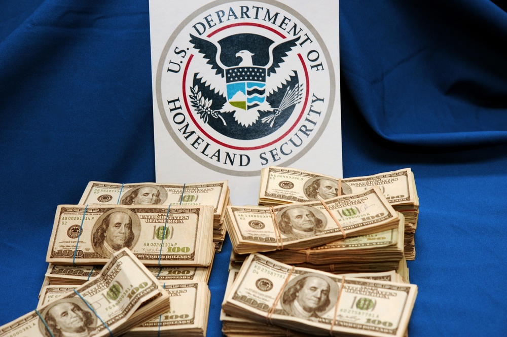 Cash seized in smuggling case