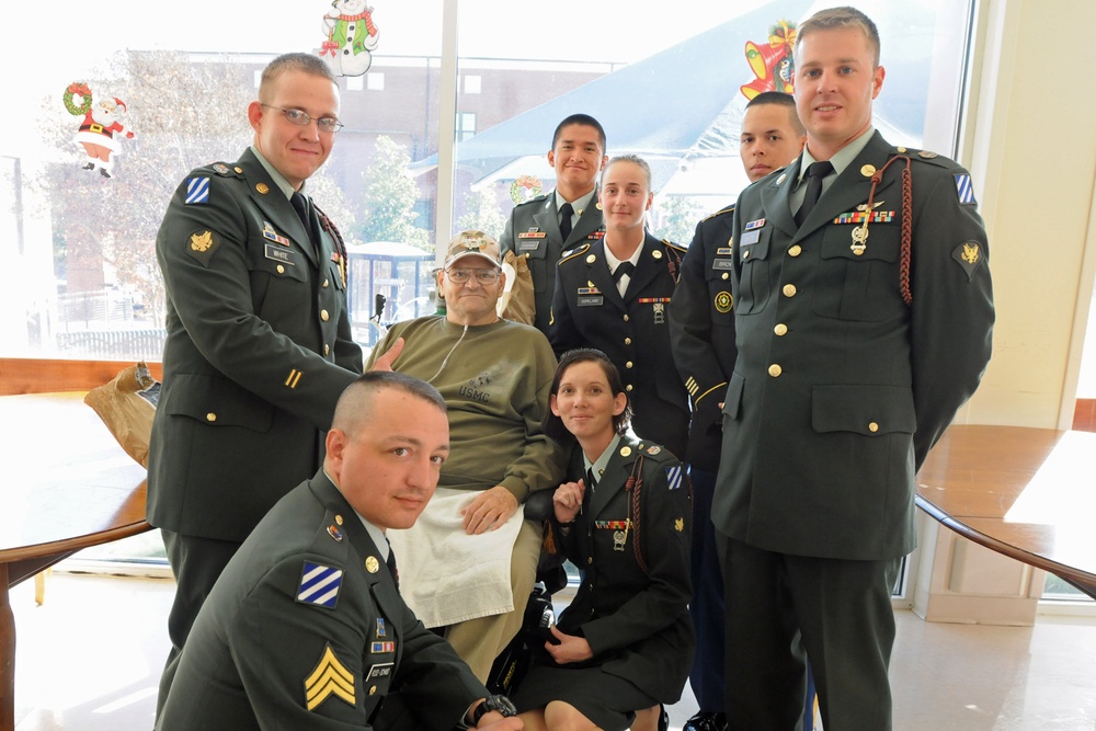 Vanguards spread holiday cheer at VA hospital