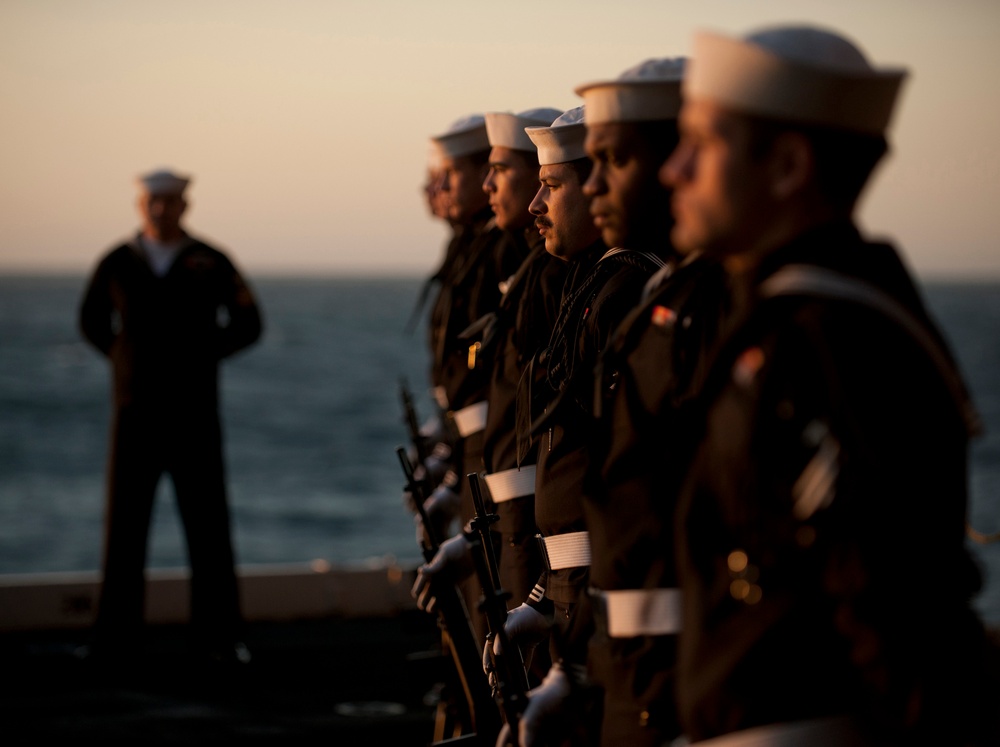 USS Carl Vinson action