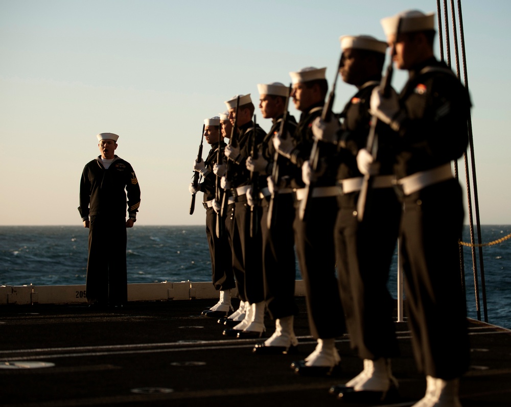 USS Carl Vinson action