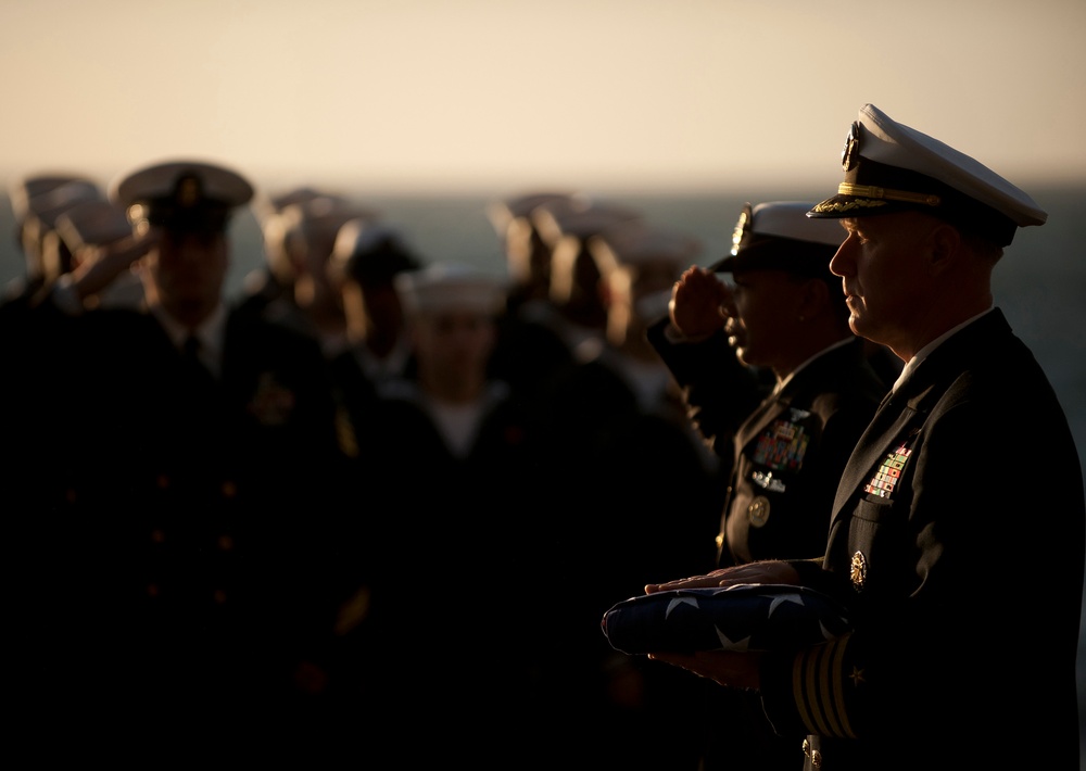 USS Carl Vinson action