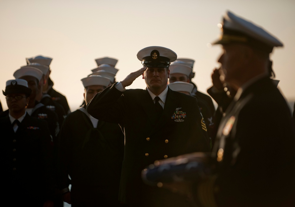 USS Carl Vinson action