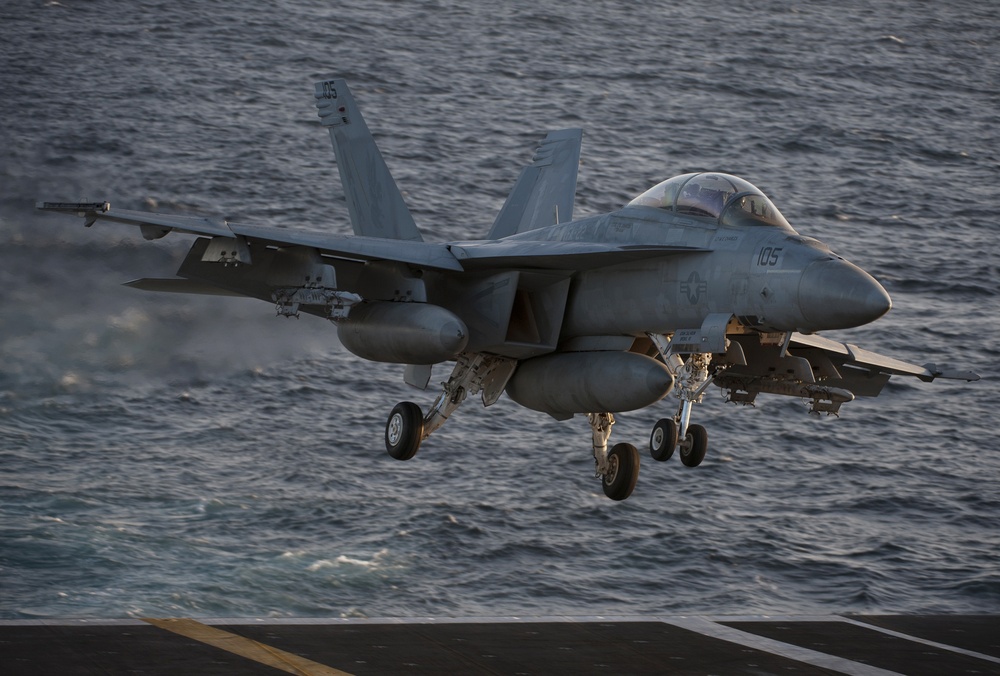 USS Carl Vinson action