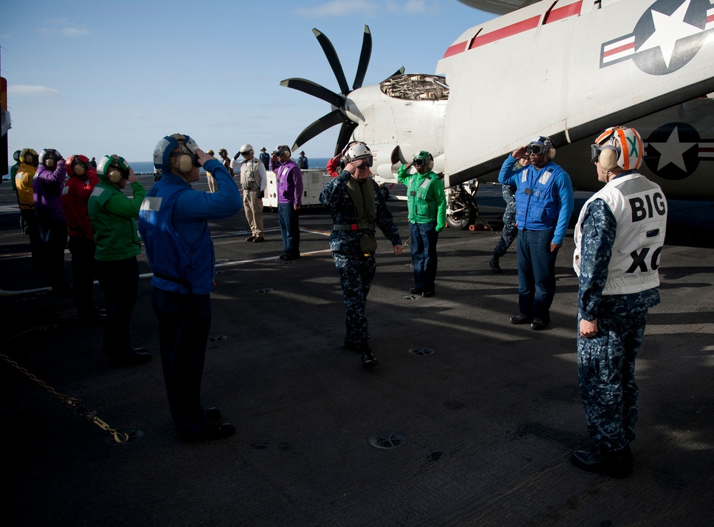 USS Carl Vinson action