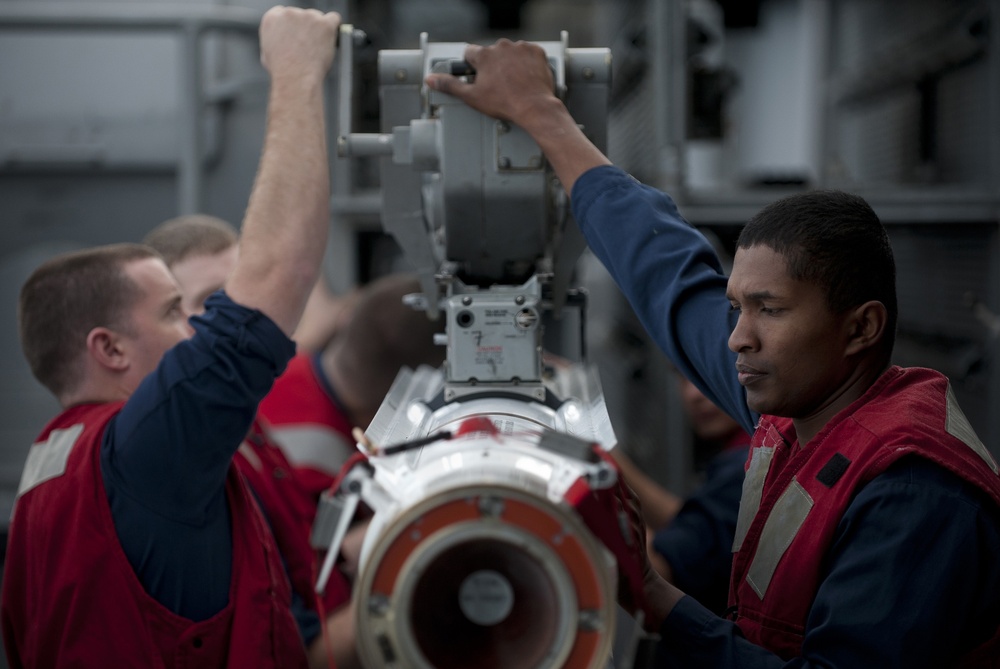 USS Carl Vinson action