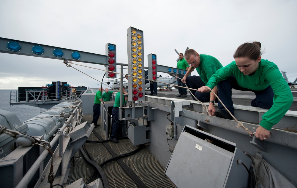 USS Carl Vinson action