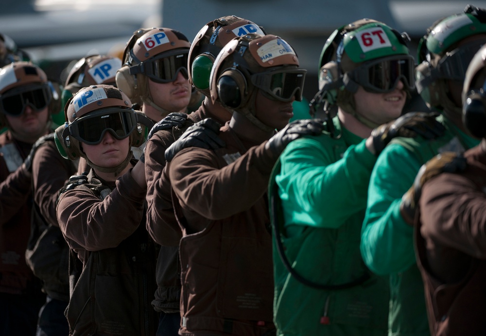 USS Carl Vinson action