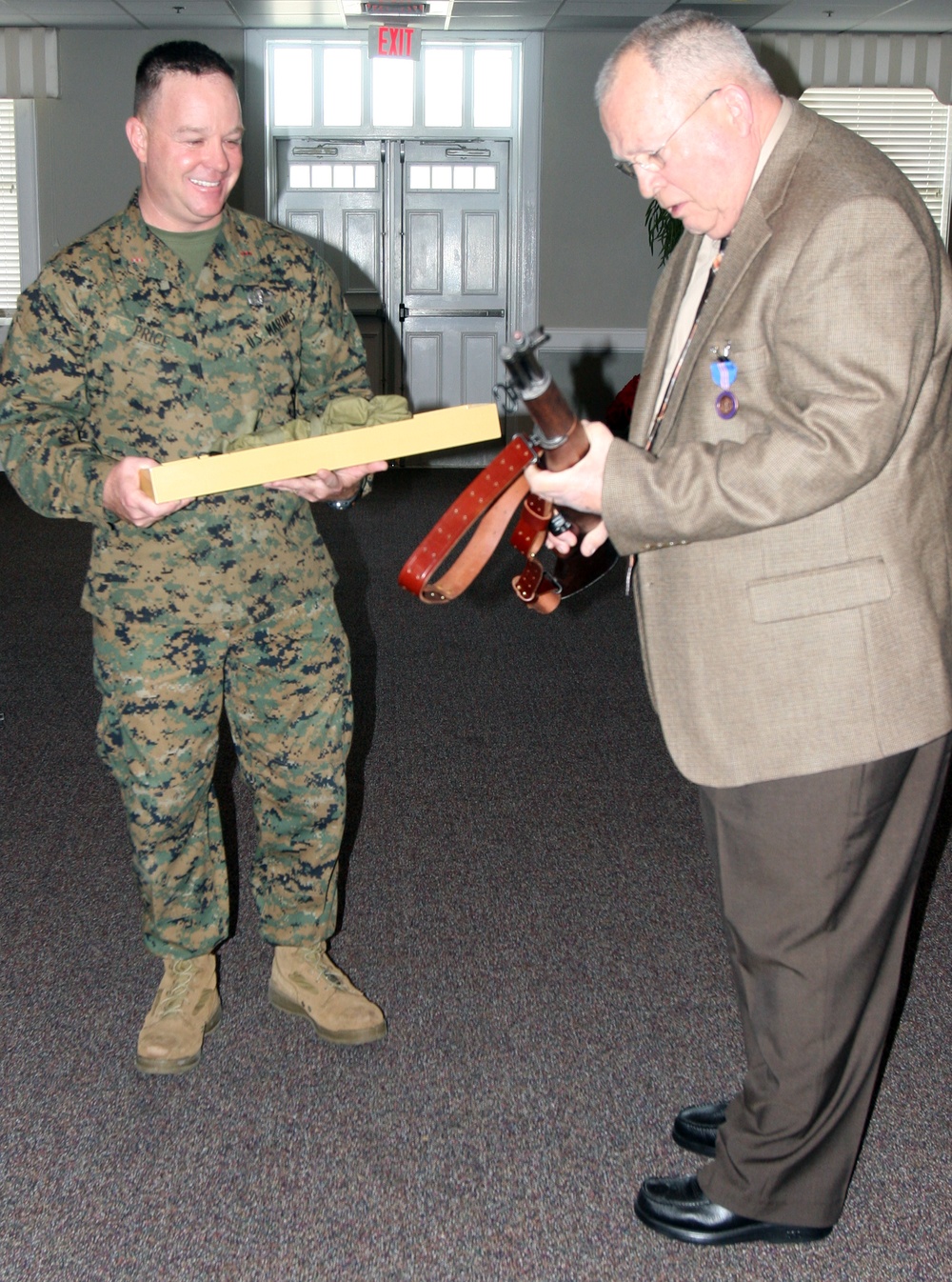 Twenty-two years in Corps, 31 years in DoD: Retirement ceremony marks the end of an era