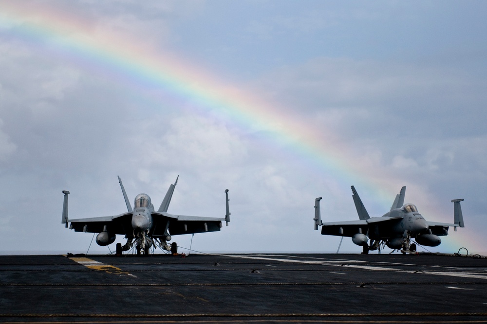 USS Carl Vinson action