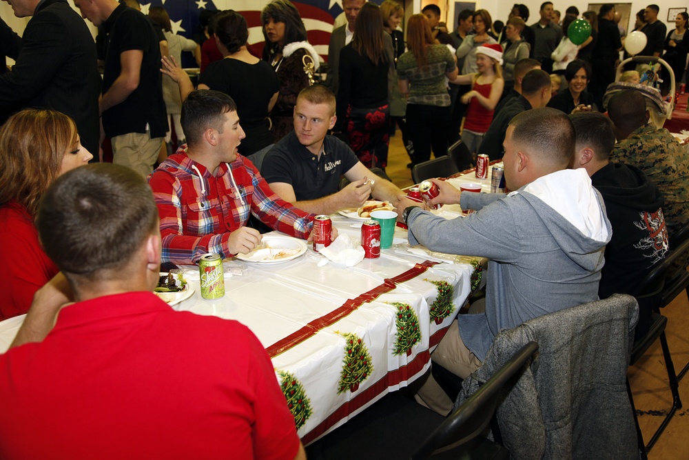 Families come together at annual holiday party
