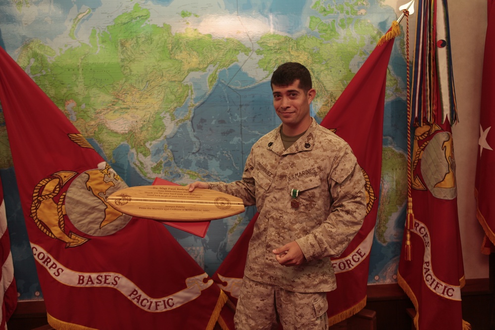 Staff Sgt. Paul Rodriguez farewell ceremony