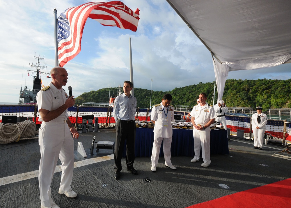 USS Curtis Wilbur in Malaysia
