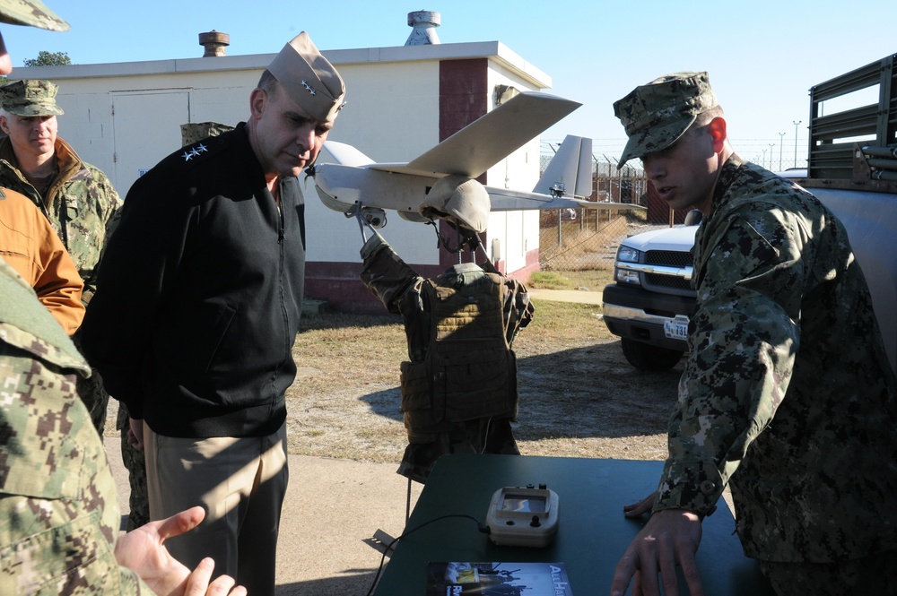 Vice Adm. Card visits Navy Expeditionary Combat Command