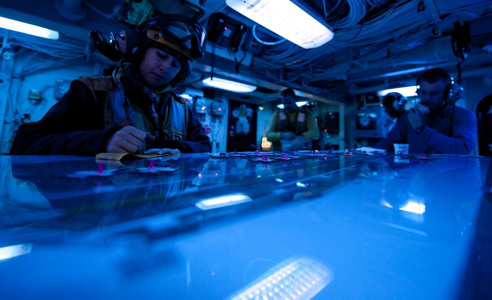 USS John C. Stennis action